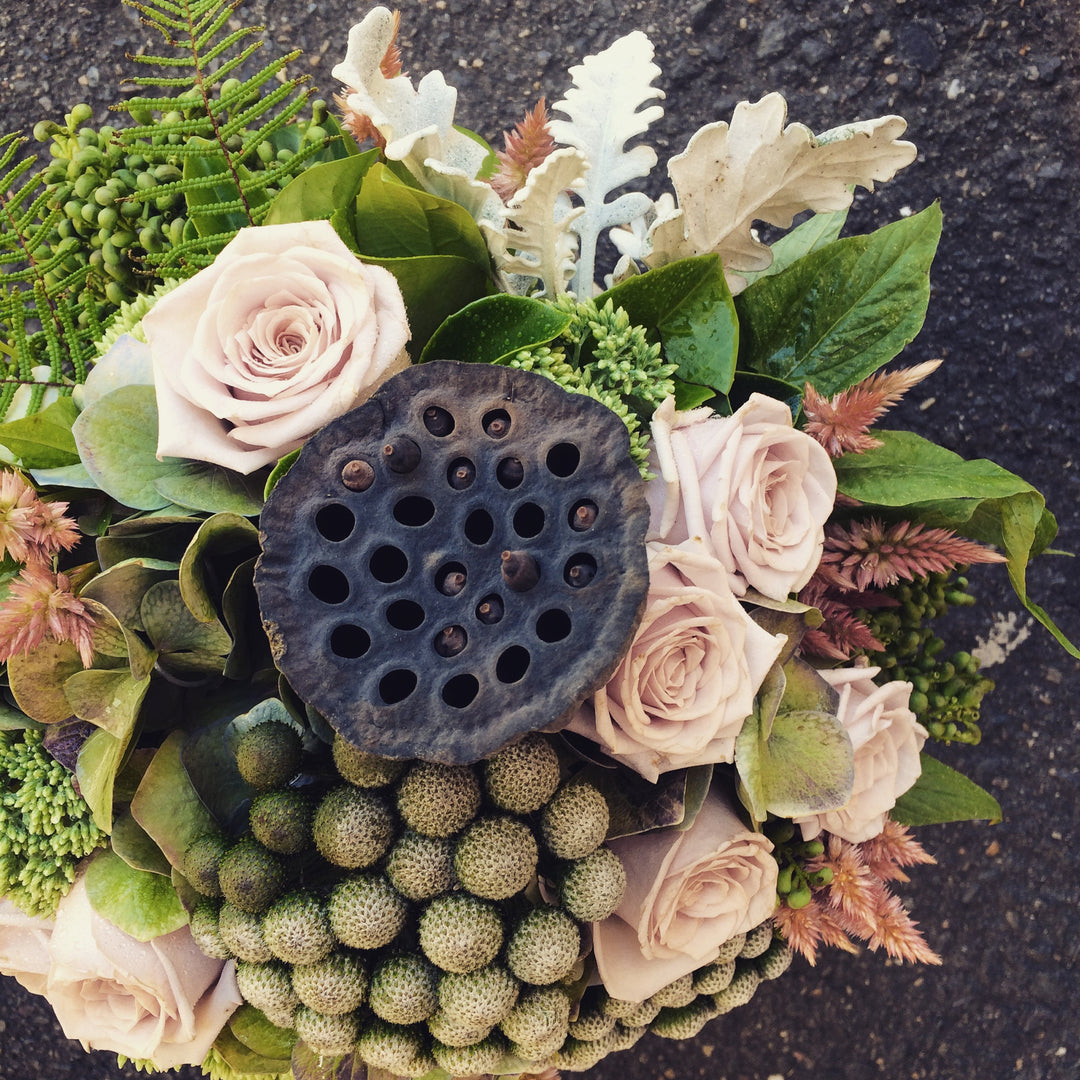 Lush posy of textures