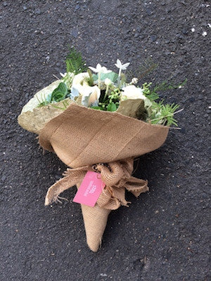 Lotus leaf wrapped beautiful Posy