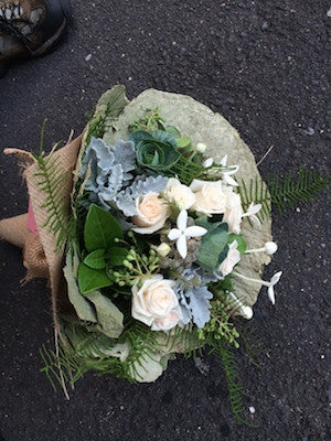 Lotus leaf wrapped beautiful Posy