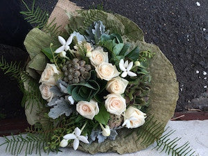 Lotus leaf wrapped beautiful Posy