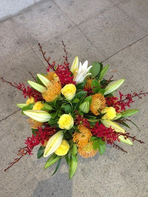 Vibrant Tropical and Native arrangement