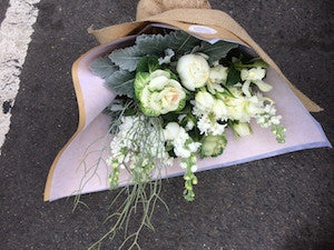 Textured Pastel Flower Bouquet