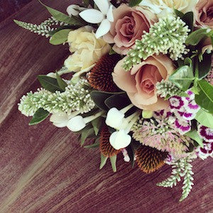 Pretty textured flower posy