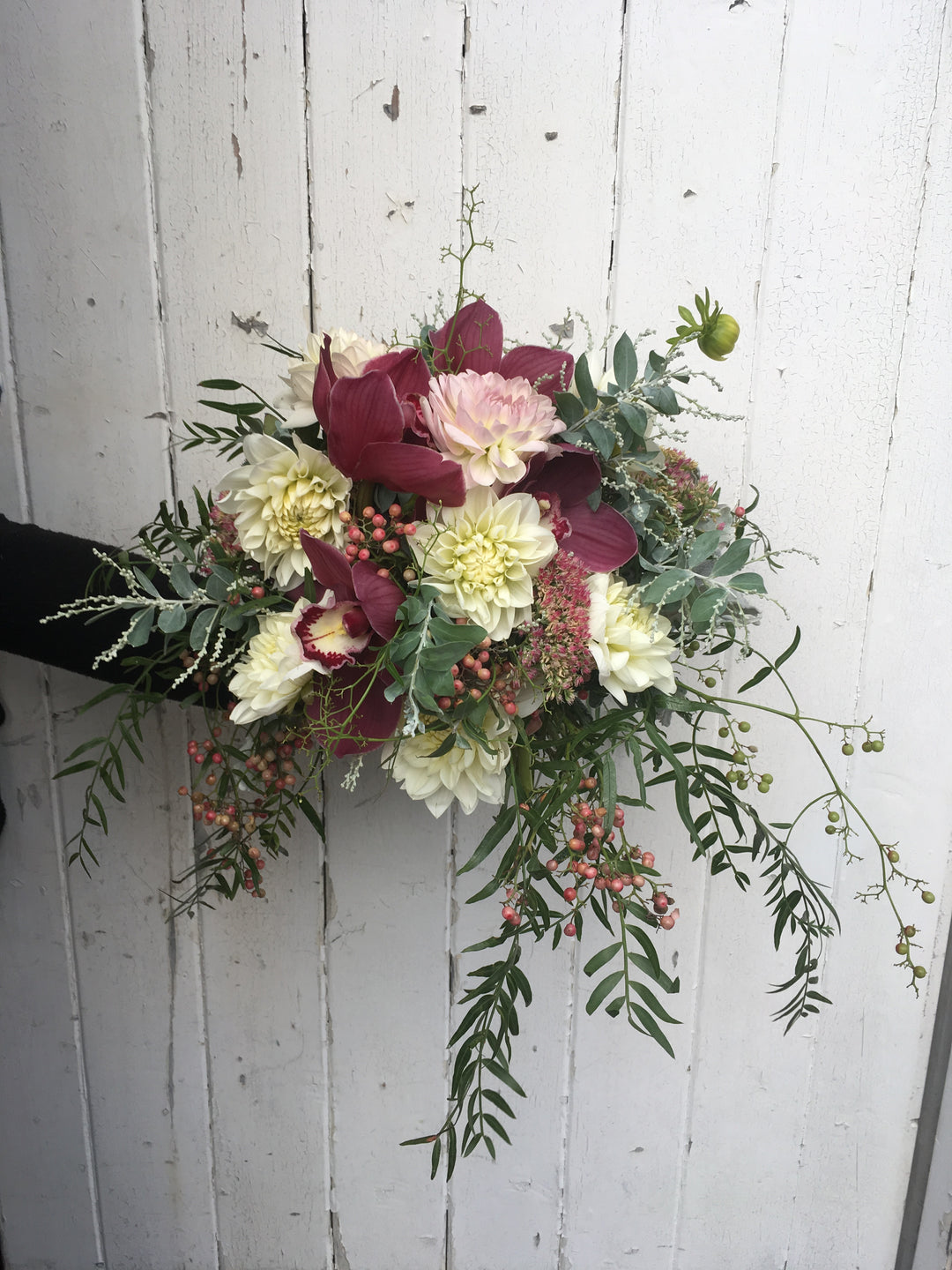 Antique themed posy